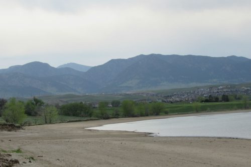 Standley Lake in Westminster. The ongoing drought, which shows no signs of easing this fall, has left Colorado's reservoirs at just 84 percent of average capacity, down from 112 percent of average last year at this time. Credit: Jerd Smith, Fresh Water News