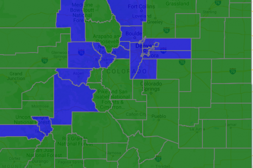 Urban areas and ski counties say yes to sports-betting, water initiative. Source: Colorado Secretary of State. Nov. 6, 2019